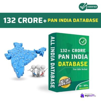 132 Crore Pan India Data